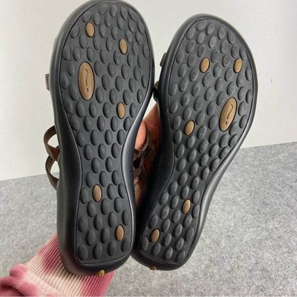 Privo by Clarks Metallic Bronze Brown Slip On Sandals Women’s Size 8M - Picture 9 of 10